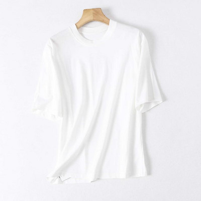 Tricou uni monocolor cu maneci 3/4 pentru barbati