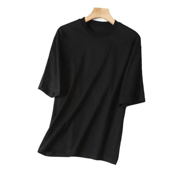 Tricou uni monocolor cu maneci 3/4 pentru barbati