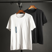 Tricou pentru bărbați cu decolteu rotund și mâneci scurte