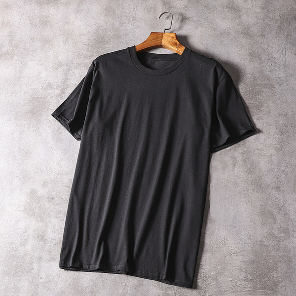 Tricou pentru bărbați cu decolteu rotund și mâneci scurte