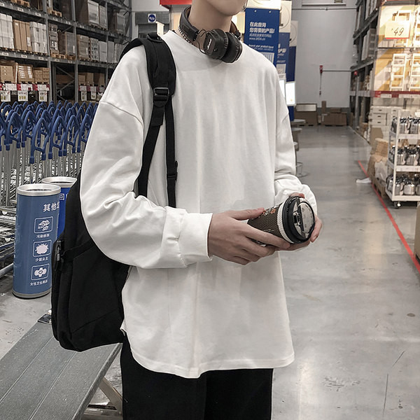 Muška široka bluza s ovalnim izrezom u različitim bojama