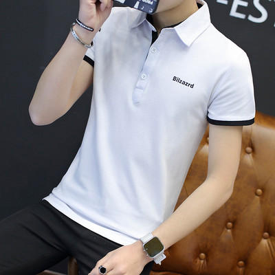 Novi model muške majice sa špic izrezom i kratkim rukavima