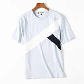 Tricou de vară pentru bărbați de culoare albastră