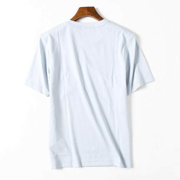 Tricou de vară pentru bărbați de culoare albastră