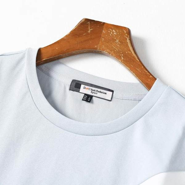 Tricou de vară pentru bărbați de culoare albastră