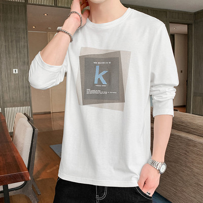 Bluza barbati casual cu aplicatie - in mai multe culori