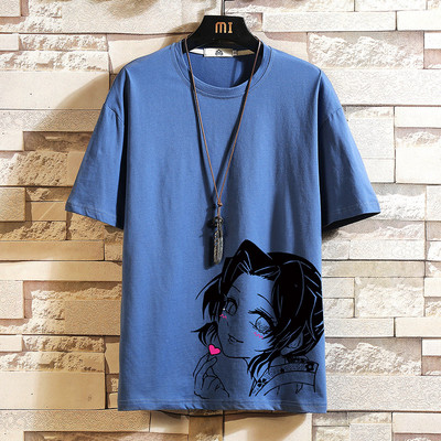 Novi model muške majice sa aplikacijama i kratkim rukavima - više boja