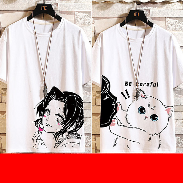 Novi model muške majice sa aplikacijama i kratkim rukavima - više boja