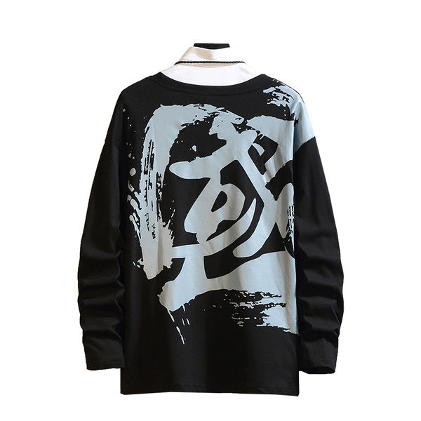 Tricou casual barbatesc si maneci lungi in mai multe culori