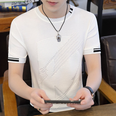 Muška moderna majica s ovalnim izrezom - više modela