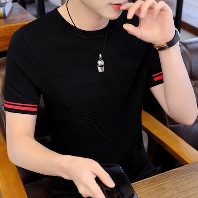 Muška moderna majica s ovalnim izrezom - više modela