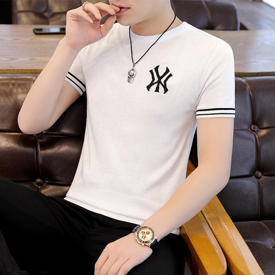 Muška moderna majica s ovalnim izrezom - više modela