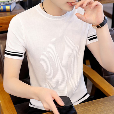 Muška moderna majica s ovalnim izrezom - više modela