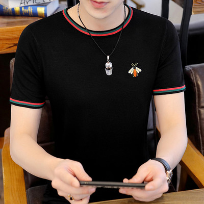 Muška moderna majica s ovalnim izrezom - više modela