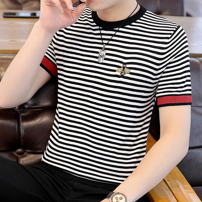 Muška moderna majica s ovalnim izrezom - više modela