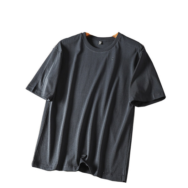 Ежедневна лятна тениска с къс ръкав и обло деколте