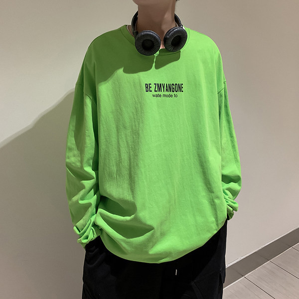 Bluză bărbătească cu inscripție - model larg