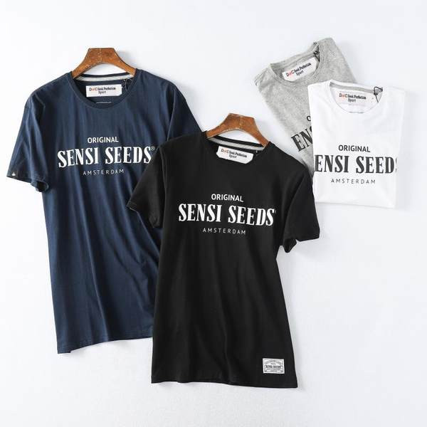 Ежедневна лятна тениска с надписи за мъже