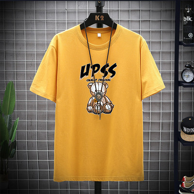 Нов модел тениска с къс ръкав и щампа за мъже