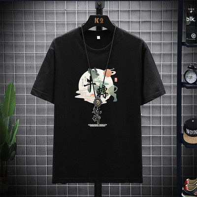 Нов модел тениска с къс ръкав и щампа за мъже