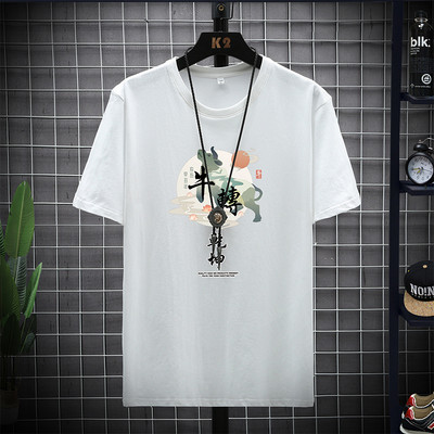 Нов модел тениска с къс ръкав и щампа за мъже