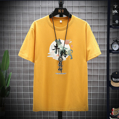 Нов модел тениска с къс ръкав и щампа за мъже