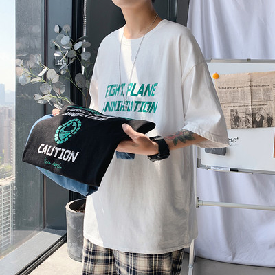 Muška majica s natpisima i kratkim rukavima u različitim bojama