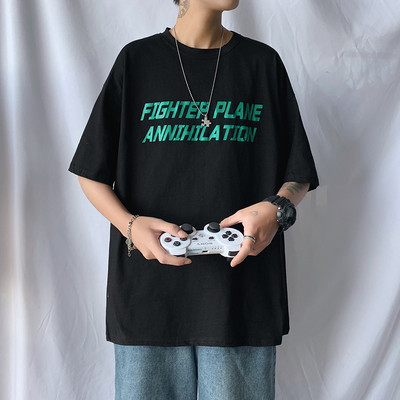 Muška majica s natpisima i kratkim rukavima u različitim bojama