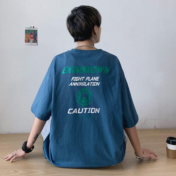 Muška majica s natpisima i kratkim rukavima u različitim bojama