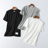 Изчистен модел лятна тениска с къс ръкав