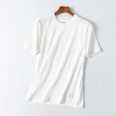 Изчистен модел лятна тениска с къс ръкав