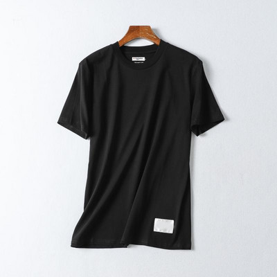 Изчистен модел лятна тениска с къс ръкав