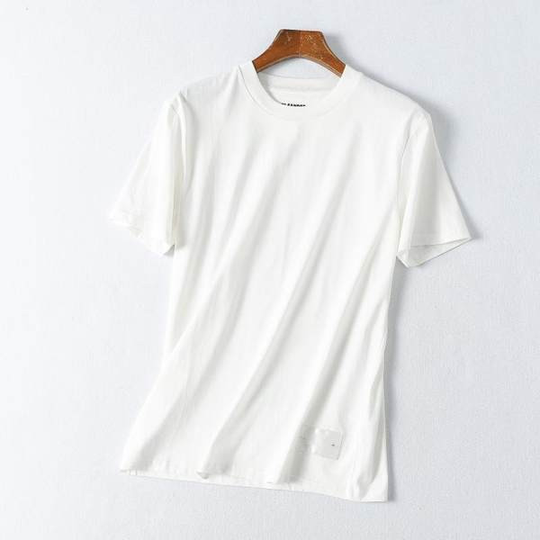 Изчистен модел лятна тениска с къс ръкав