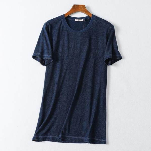 Tricou de vară cu decolteu oval și mâneci scurte pentru bărbați