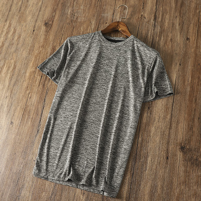 Tricou pentru bărbați sport-casual cu decolteu rotund și mâneci scurte