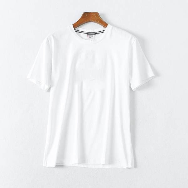 Tricou de vară model simplu în alb și negru