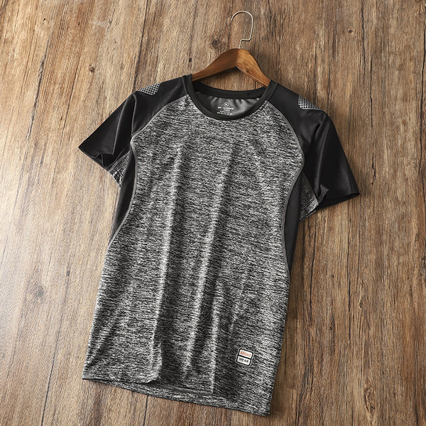 Tricou sport pentru bărbați, respirabil, cu mâneci scurte