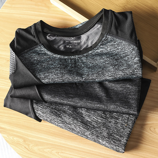 Tricou sport pentru bărbați, respirabil, cu mâneci scurte