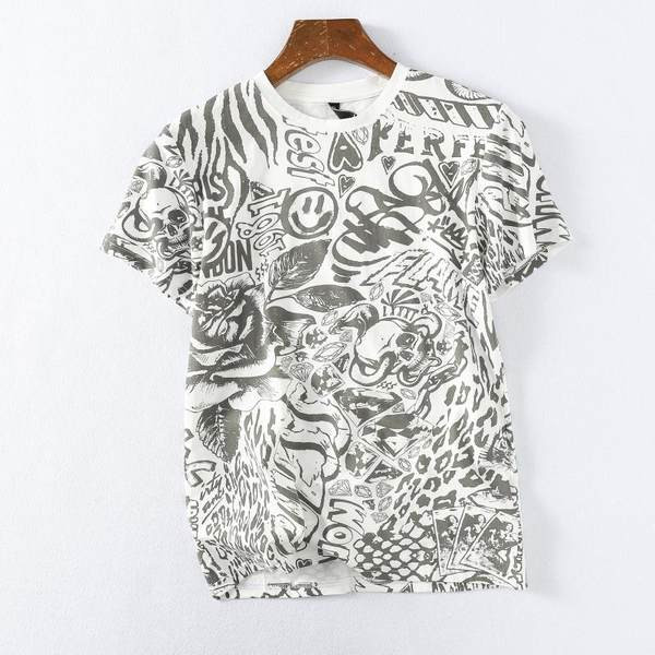 Tricouri casual barbatesti cu model colorat