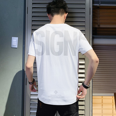 Ανδρικό μπλουζάκι με κεντήματα και κοντά μανίκια - διάφορα μοντέλα