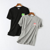 Tricou de vară pentru bărbați cu mâneci scurte și imprimeu color