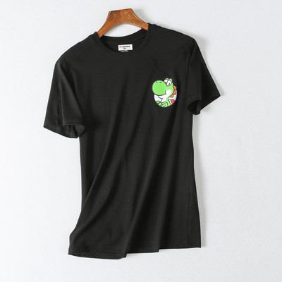 Tricou de vară pentru bărbați cu mâneci scurte și imprimeu color