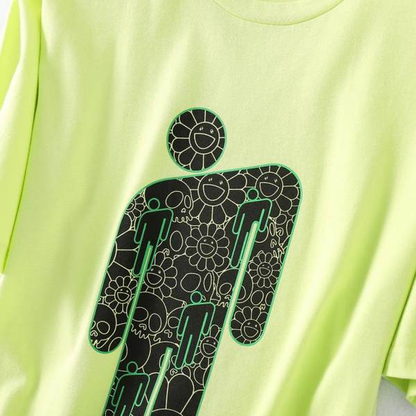 Tricou modern pentru bărbați cu inscripția Billie Eilish