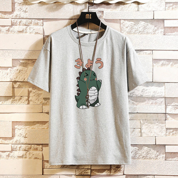 Tricou barbatesc model nou cu imprimeu si decolteu rotund - mai multe culori