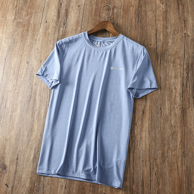 Tricou casual barbatesc cu maneci scurte si decolteu rotund