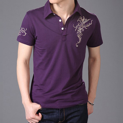 Bluză de vară cu broderie și guler clasic