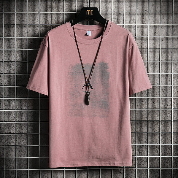 Tricou modern pentru bărbați cu broderie și mâneci scurte