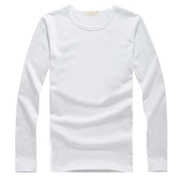 Bluză bărbătească cu mâneci lungi de culoare albă