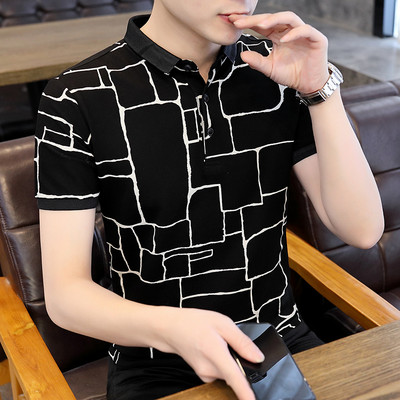 Novi model muške bluze sa klasičnom kragnom i gumbima - pripijeni model