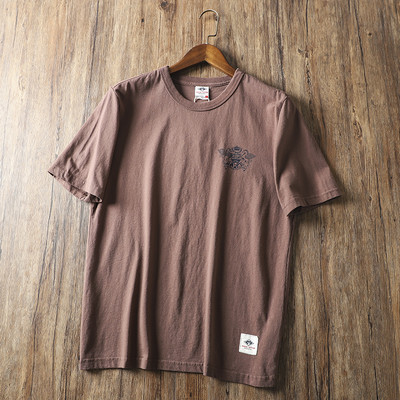 Casual καλοκαιρινό μπλουζάκι με απλικέ στο πίσω μέρος